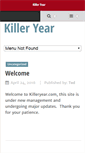 Mobile Screenshot of killeryear.com
