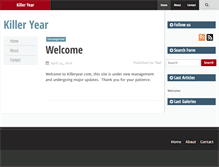 Tablet Screenshot of killeryear.com